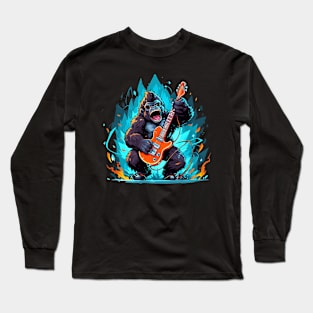 gorilla guitarist Long Sleeve T-Shirt